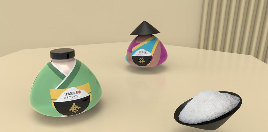 看了就想买的商品图,最有创意的日本大米包装设计