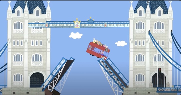 伦敦塔桥被卡住,伦敦塔桥被卡在空中