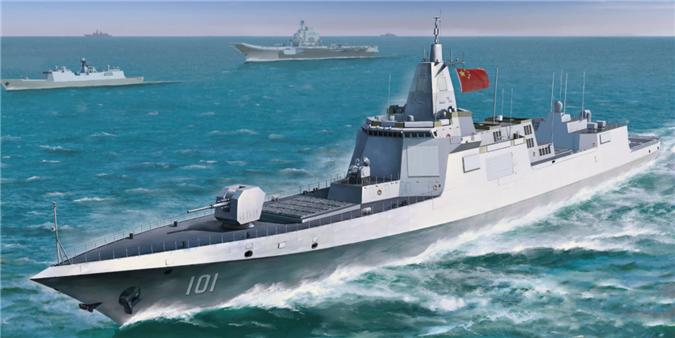 山东舰航母编队055,山东舰带了几艘055出海