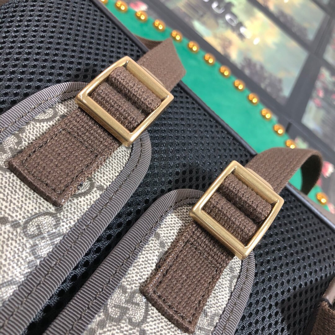 古驰最新款的双肩包,gucci古驰经典条纹帆布双肩包