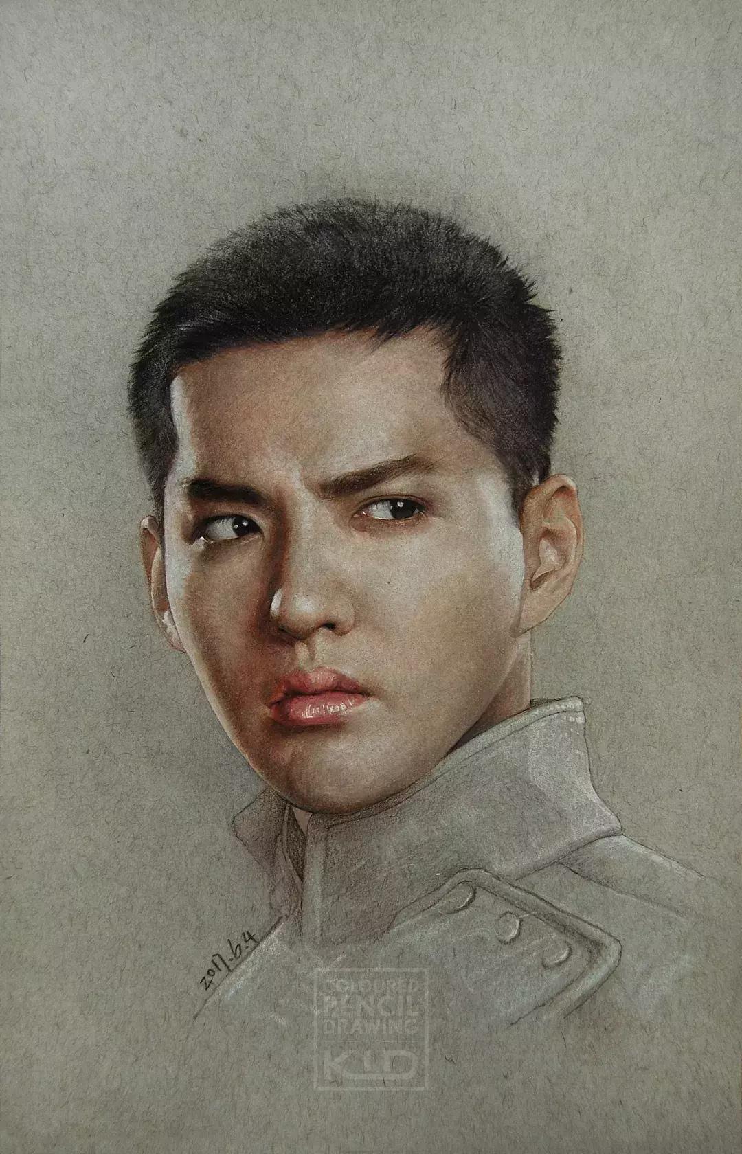 彩铅画的震撼,让人惊艳的彩铅作品