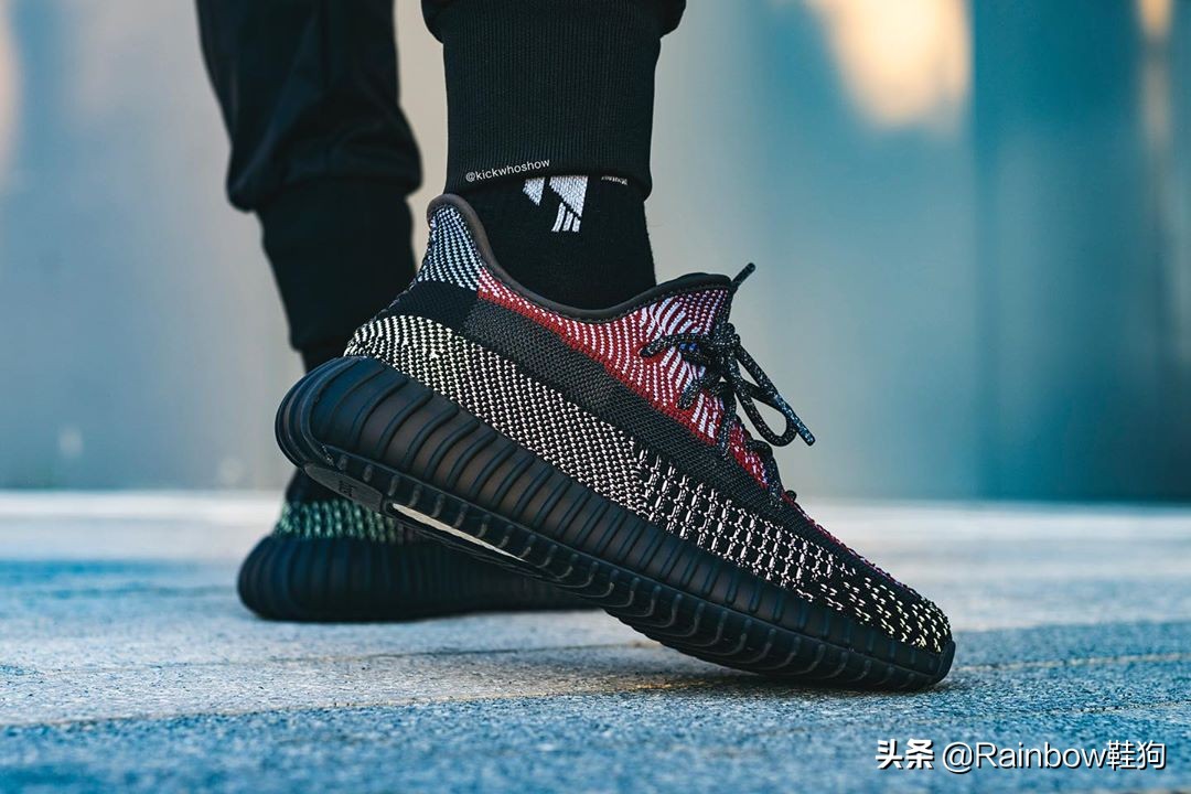 yeezy黑红满天星,yeezy黑色满天星升级版