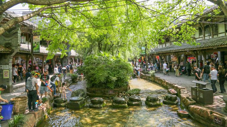 黄龙溪古镇有哪些景点,黄龙溪古镇依山傍水