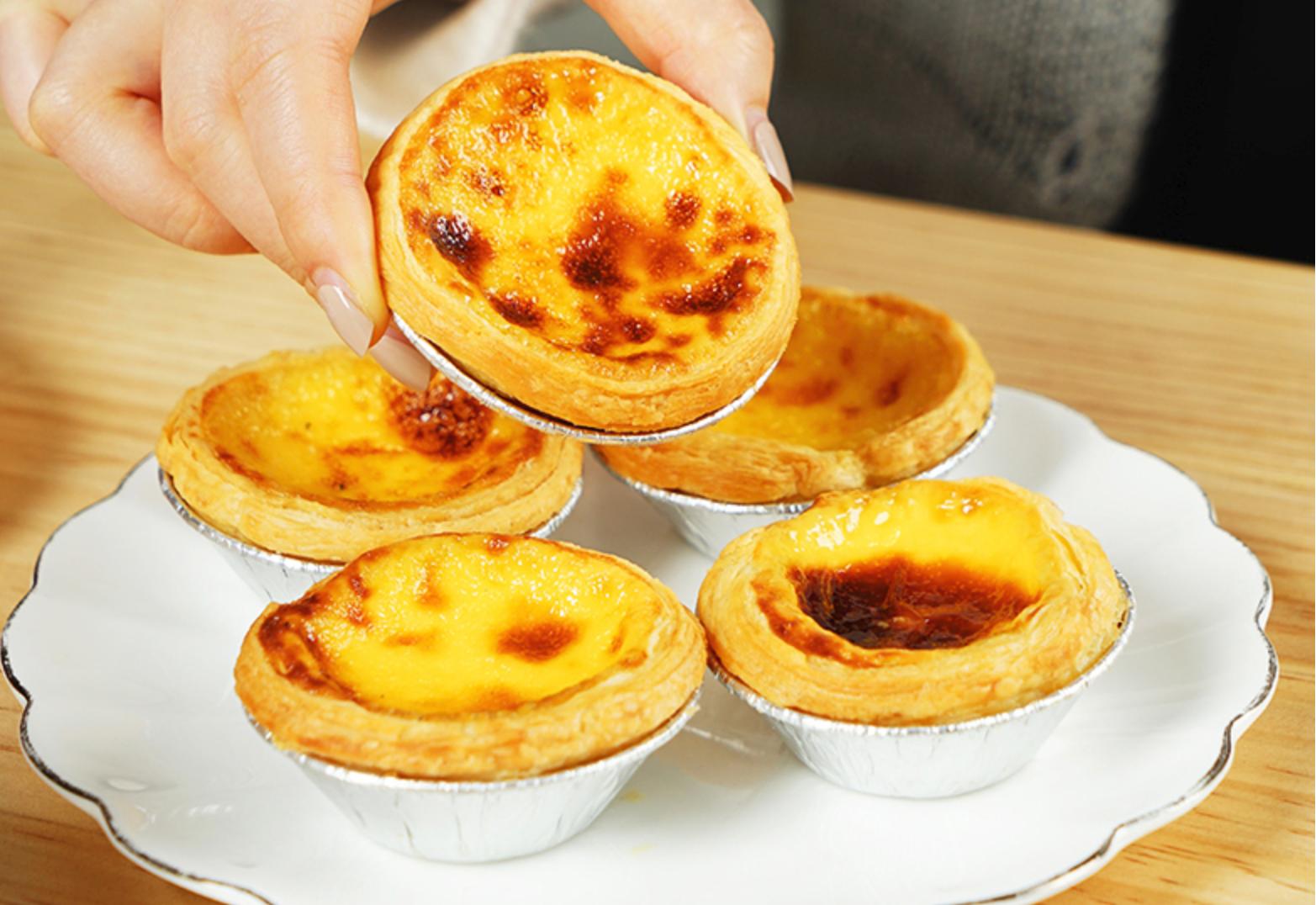 又酥又脆的蛋挞,蛋挞外层一样酥脆内里嫩滑香甜