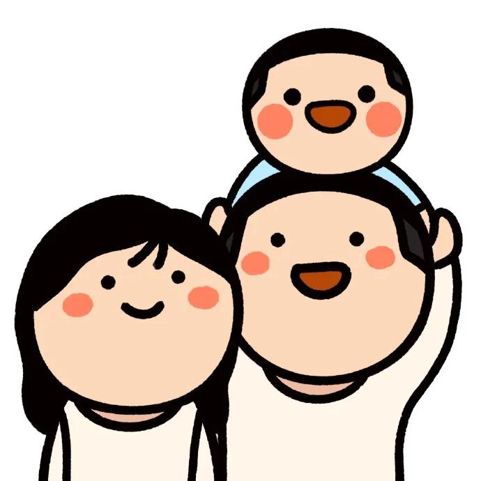 六种脸型头像插画,好看头像线描简单