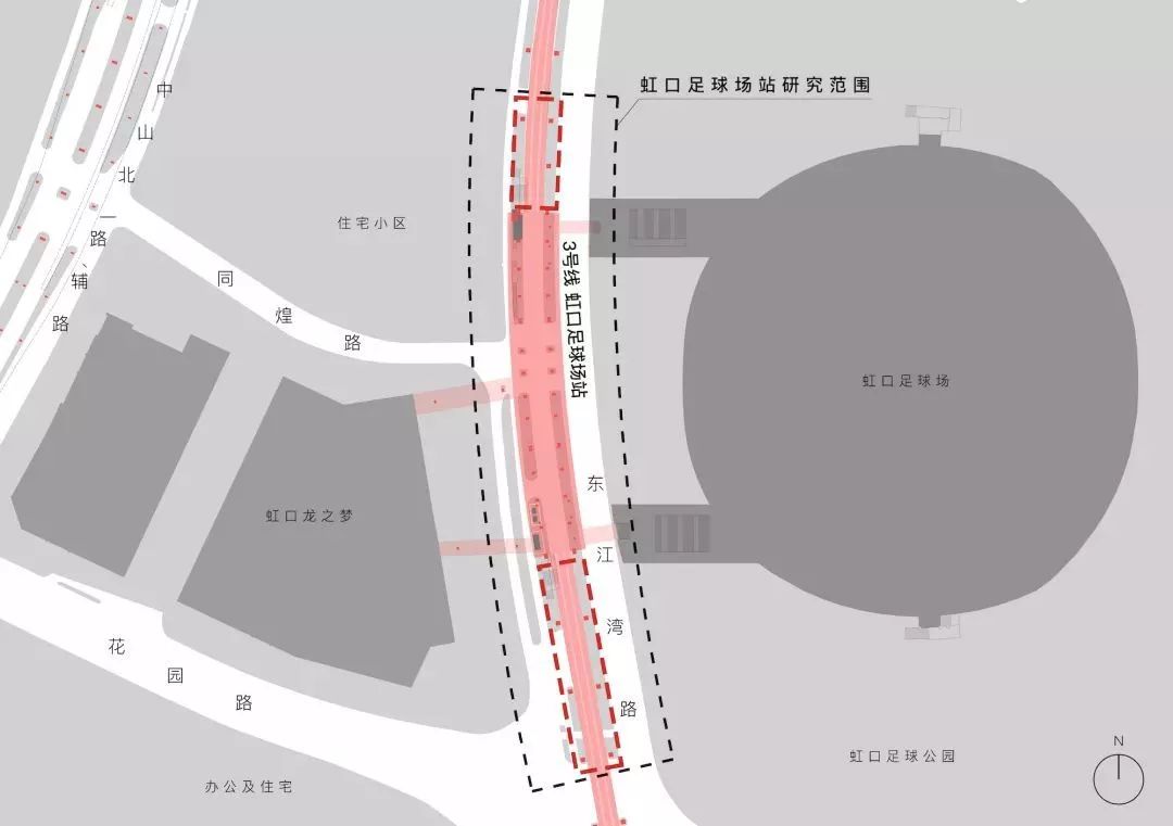 “活力纽带”焕活桥下空间-虹口足球场站桥下空间设计