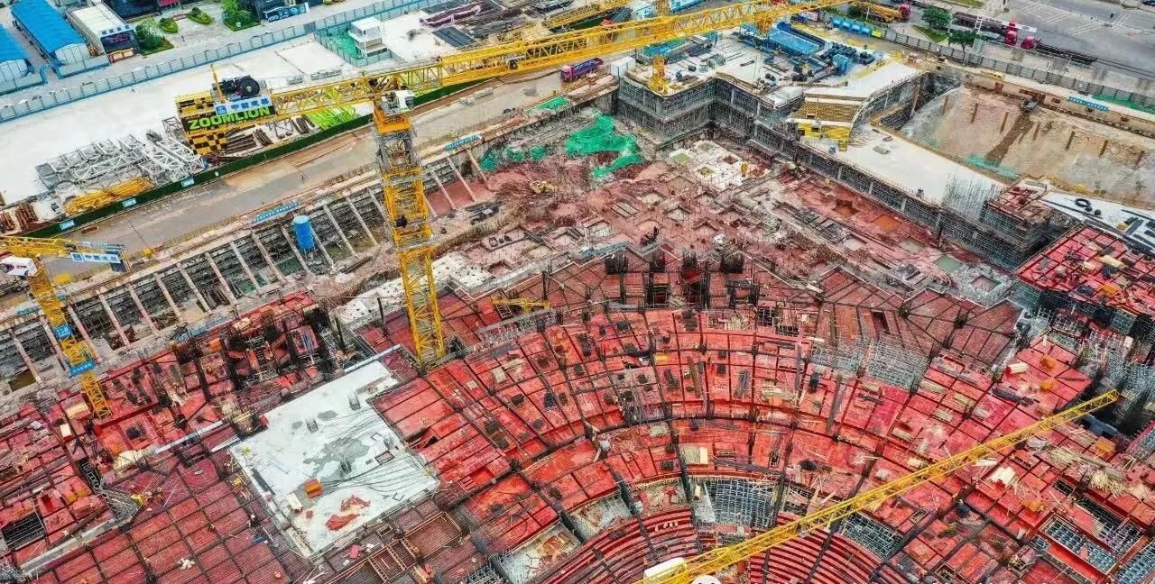 广州恒大足球场进度,恒大足球场施工建设最新进度