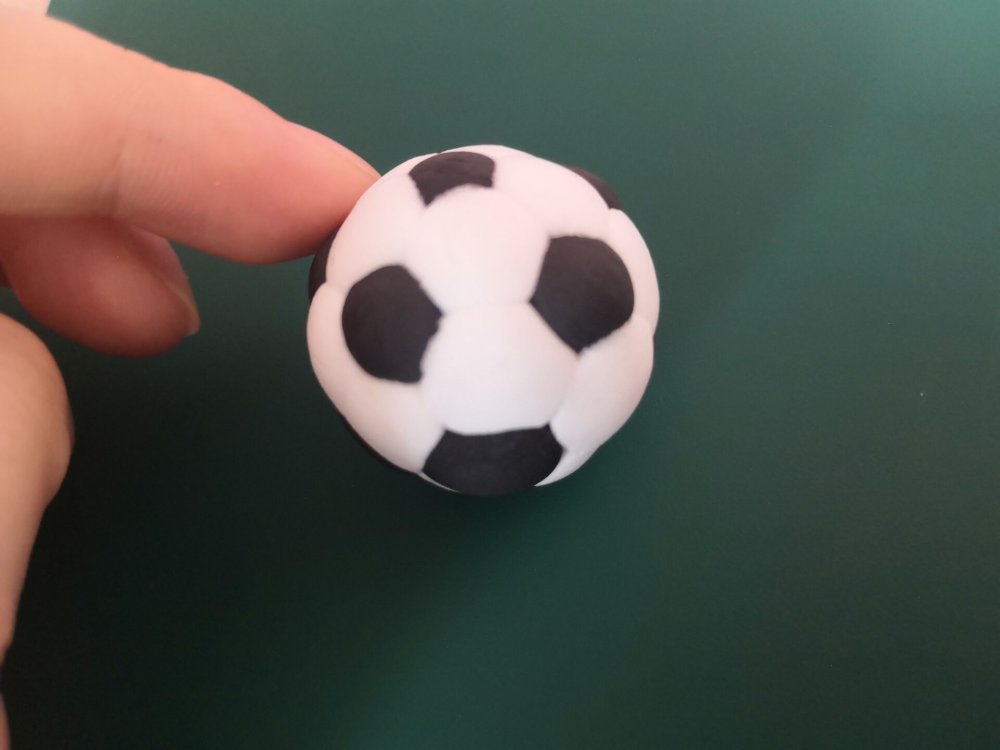 足球手工粘土制作大全简单又漂亮,黏土足球小人制作教程