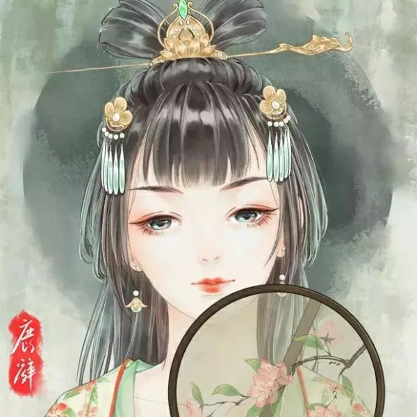 温婉大方的古风女头,富有诗意的古风女头