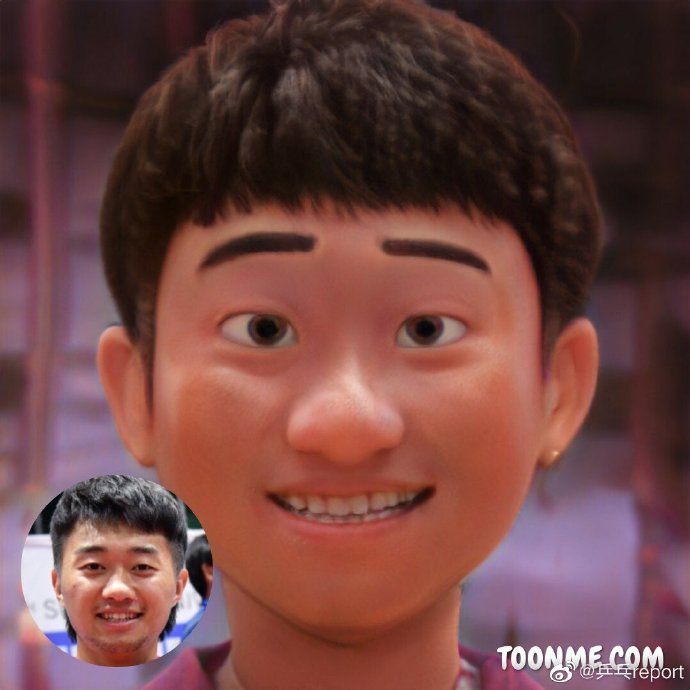 帅爆了！迪士尼版“乒坛王子”网络窜红，国乒队员自评：绝了