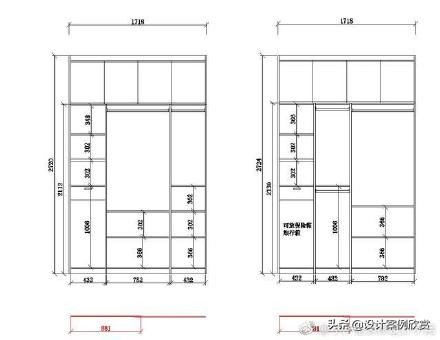 1-3m宽衣柜设计尺寸+科学布局