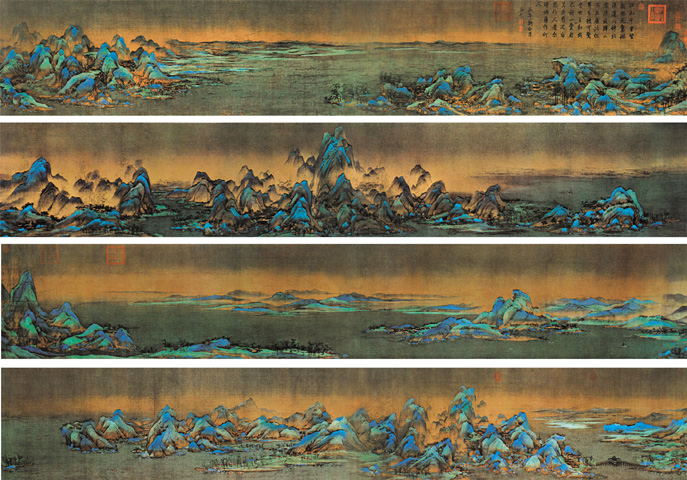 中国传世山水画全集书籍,中国历代山水画全集