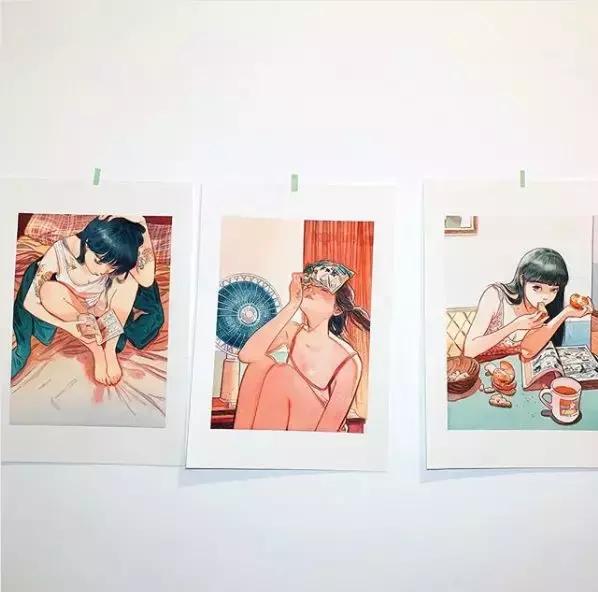 不务正业、跳钢管舞的她靠画羞羞画撩到46万粉丝，画作撩性格酷