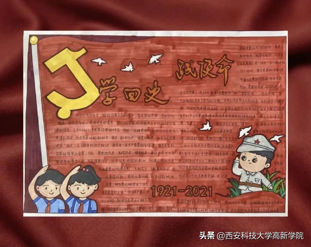 献礼百年|高新er手绘爱*党**情