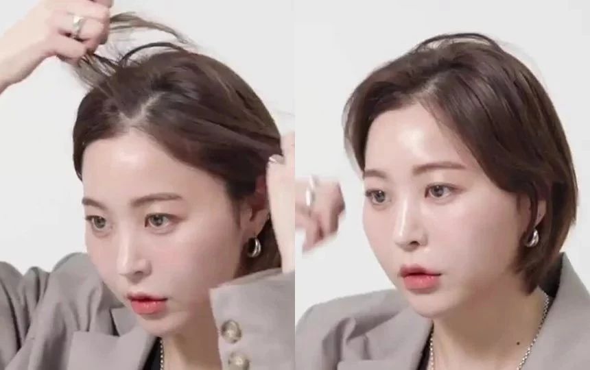 空气刘海加八字刘海的发型怎么剪,怎样从空气刘海变成八字刘海