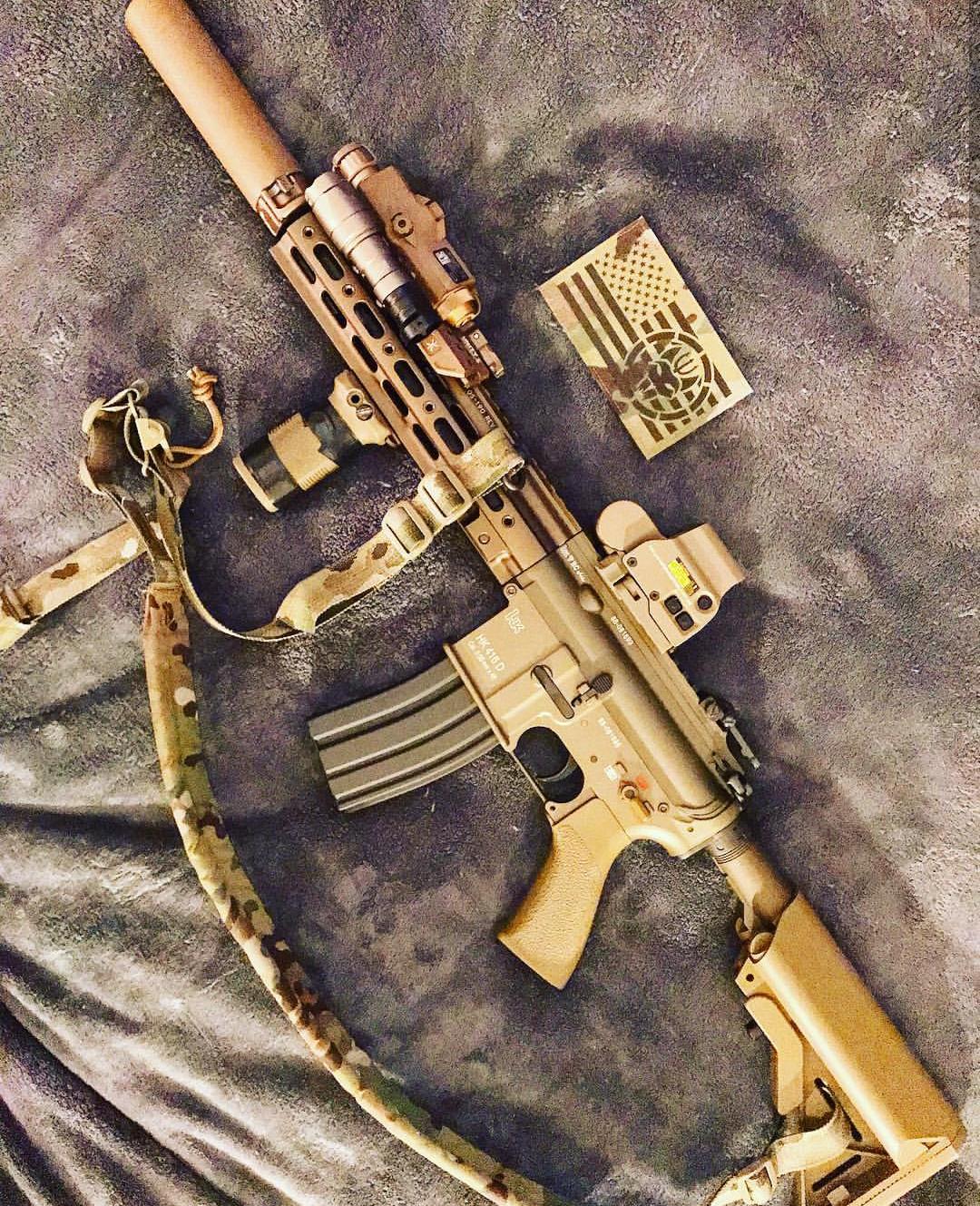 美军hk416和mk18,美军为什么喜欢用hk416