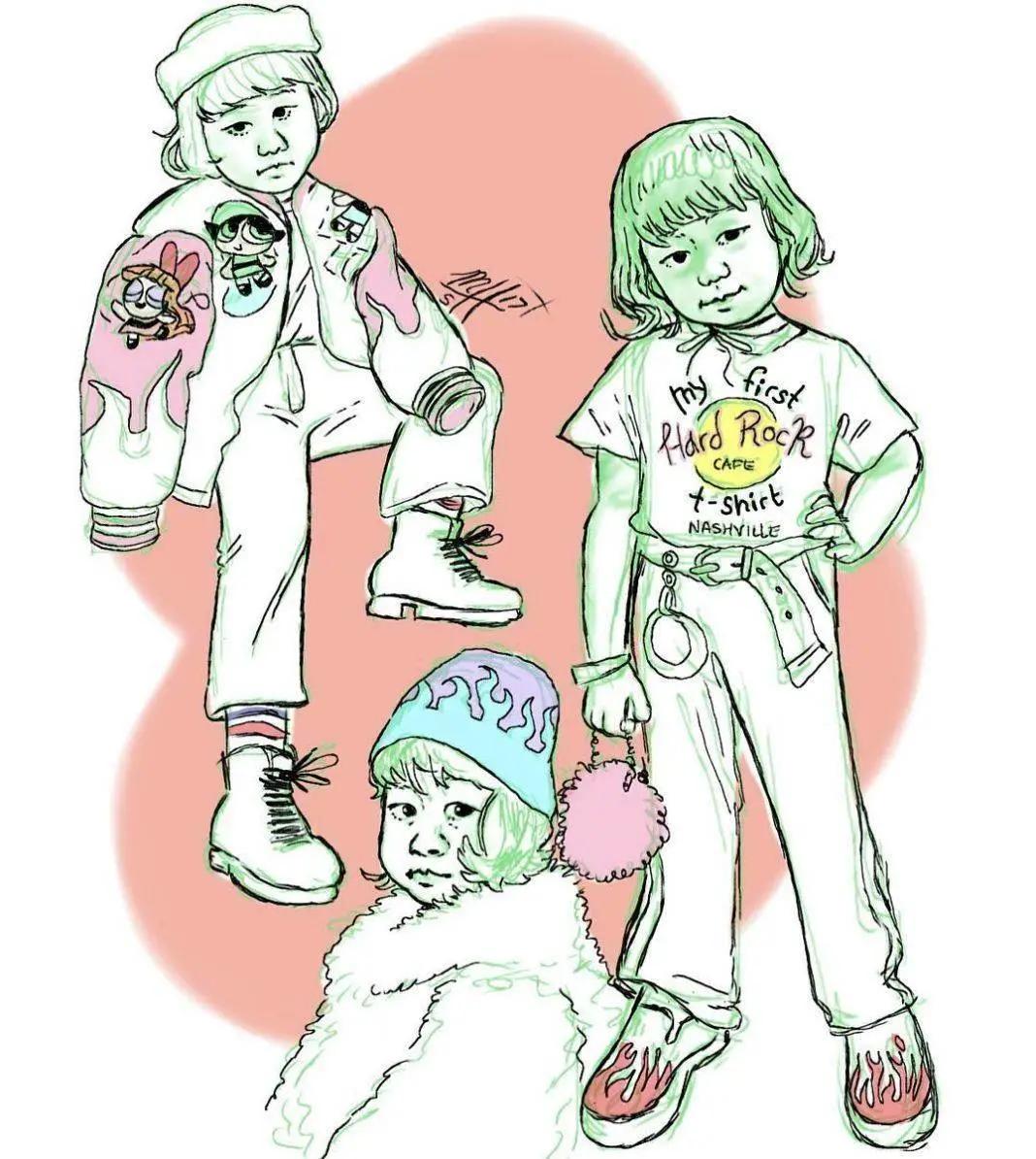 女版GD潮过陈冠希女儿？月入十万萌娃靠穿搭火爆ins