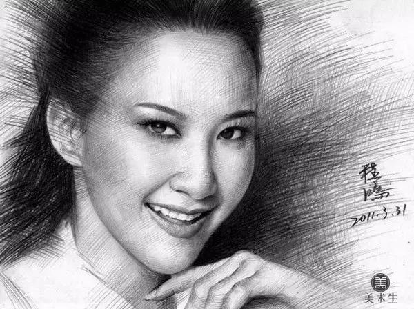 明星素描图片大全大图,画明星素描视频教程