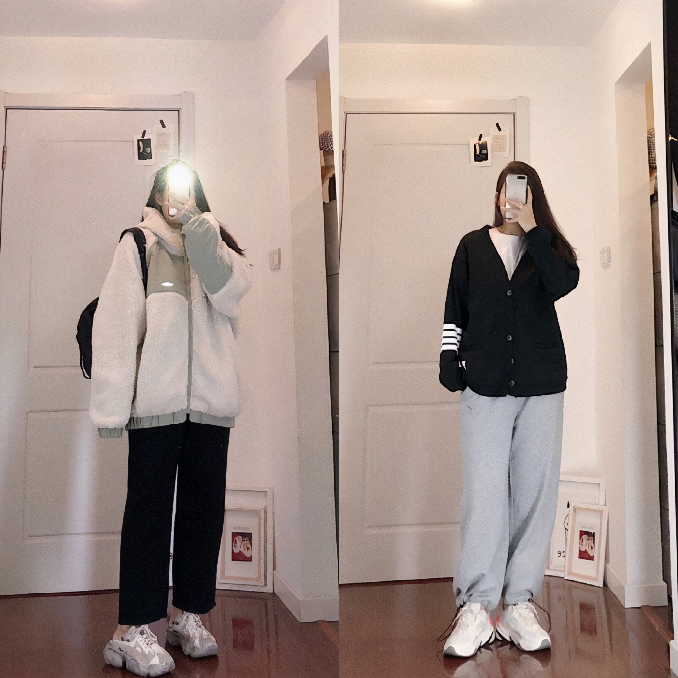宽松的牛仔衣怎么搭配裤子好看,宽松polo衫女要怎样搭配裤子