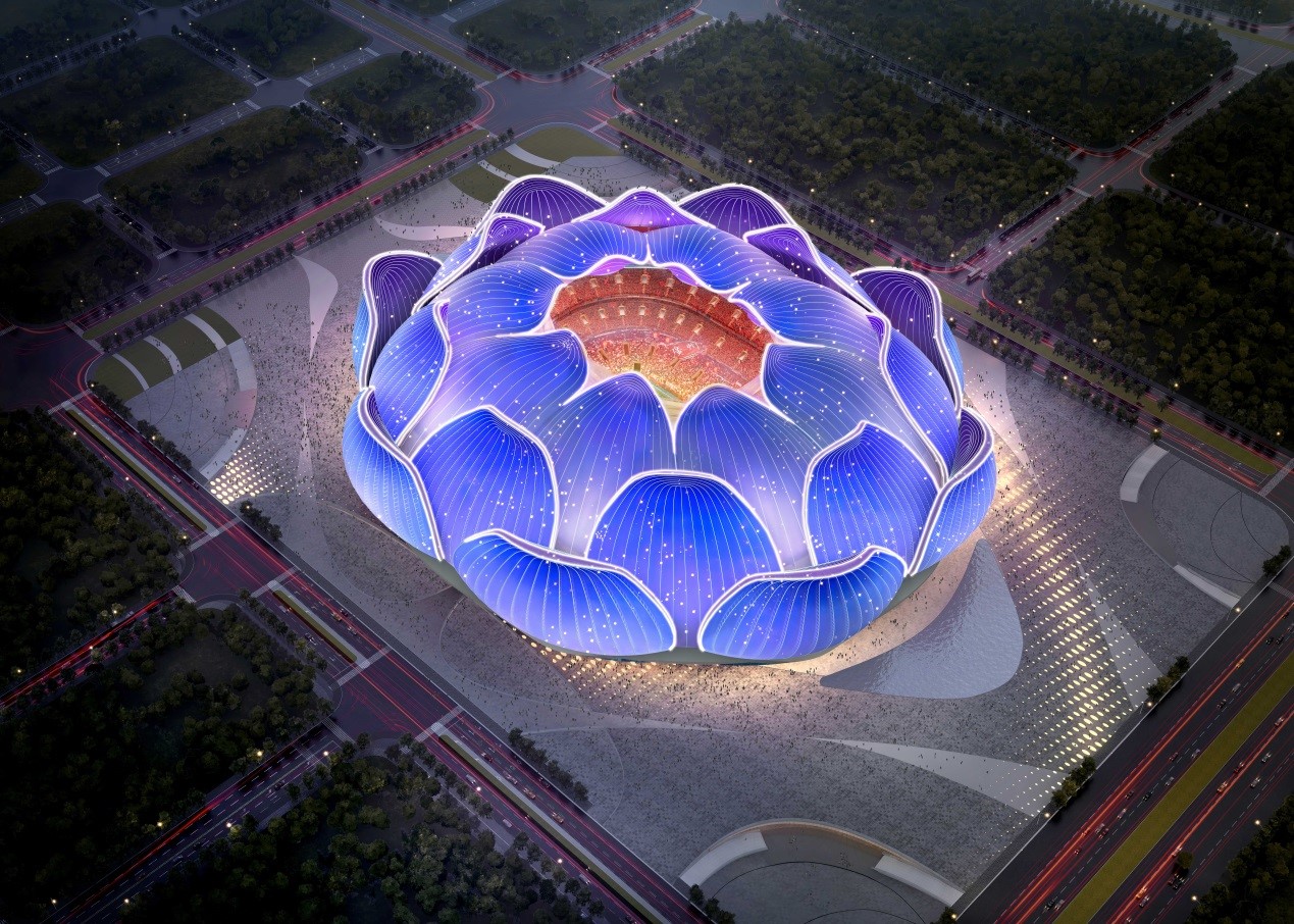 恒大世界级体育综合体中国足球场,中超霸主广州恒大