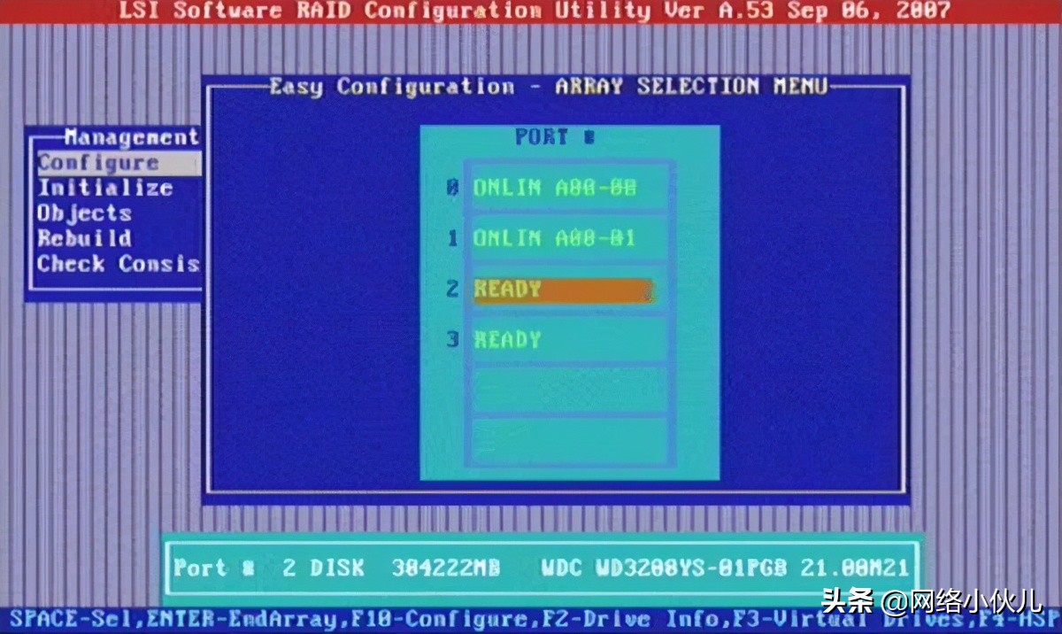 lsi1068e阵列卡配置,lsi阵列卡设置默认启动项