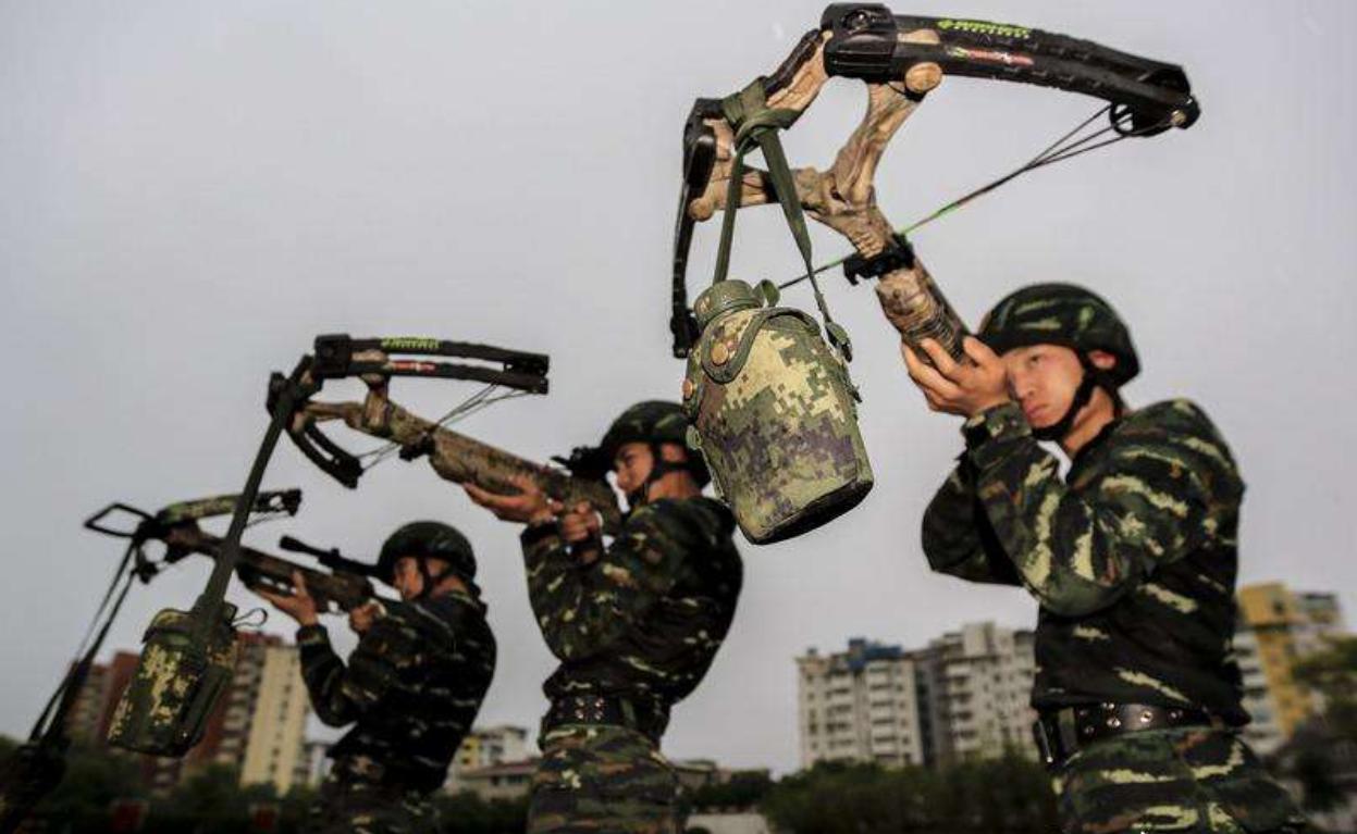 中国特种兵使用的十字弓弩，可一箭射碎水牛头骨，比95步枪还贵