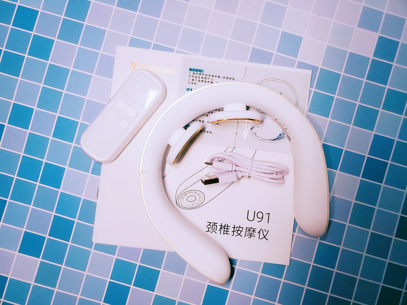 图拉斯脖子按摩仪,u型颈椎按摩仪实测