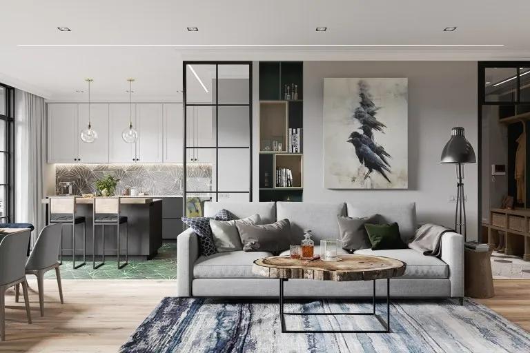 60平米沙发款式,60平小户型法式沙发墙