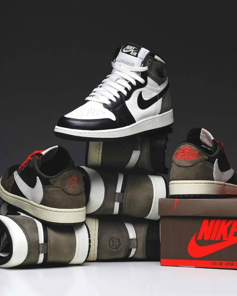 aj1摩卡小倒钩真假对比,aj1小摩卡倒钩真假对比