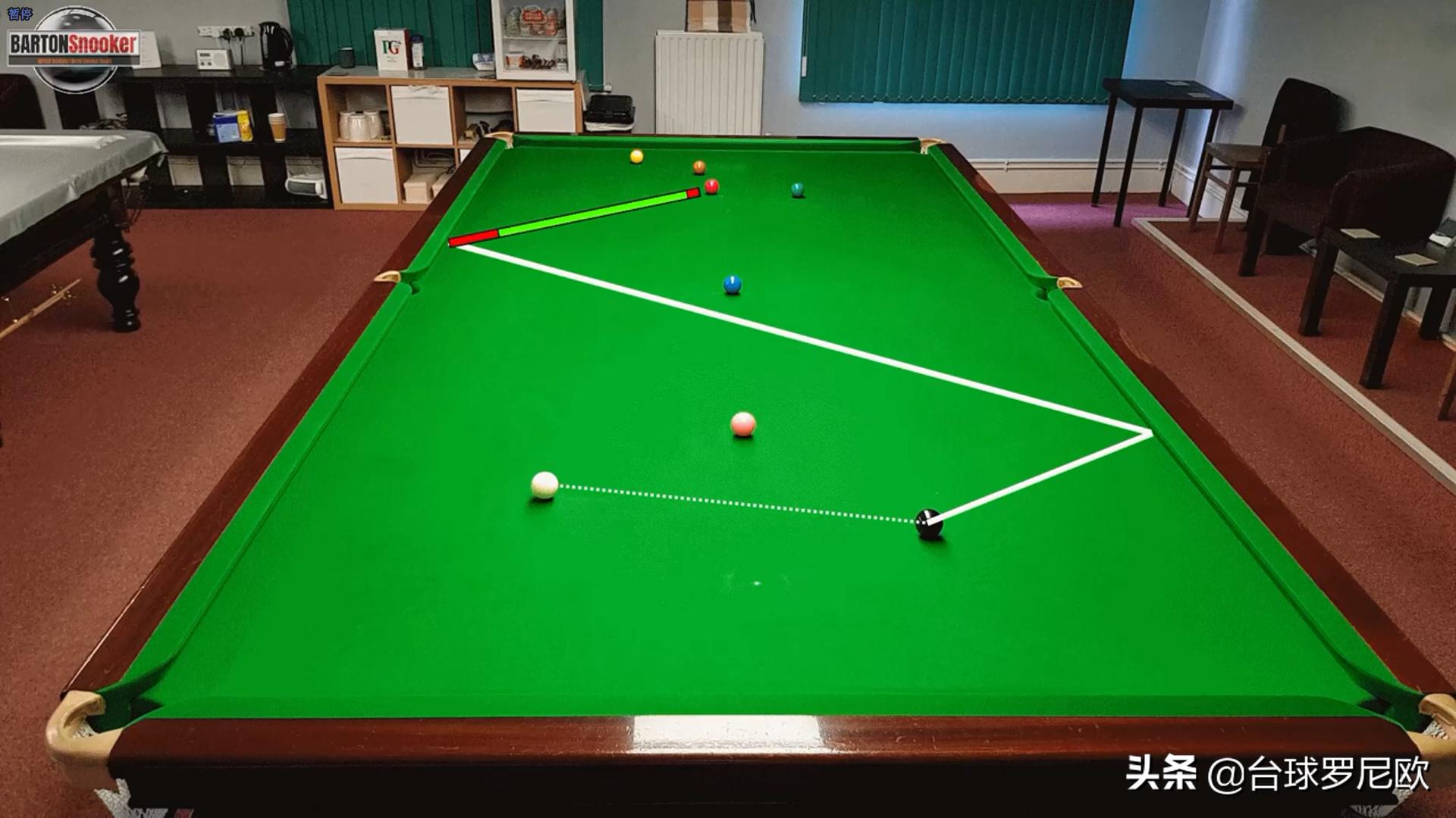 巴顿台球比赛,巴顿打球姿势