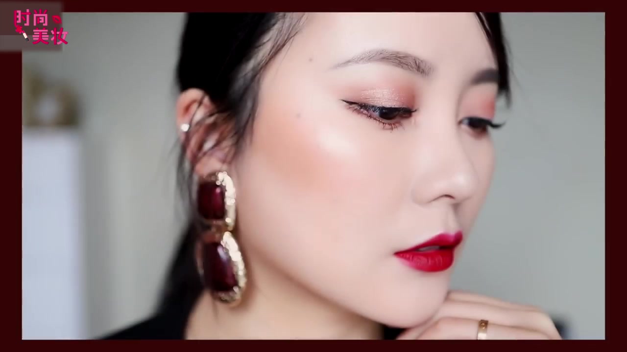 美妆教程高级化妆舞台妆,美妆教程轻欧美妆