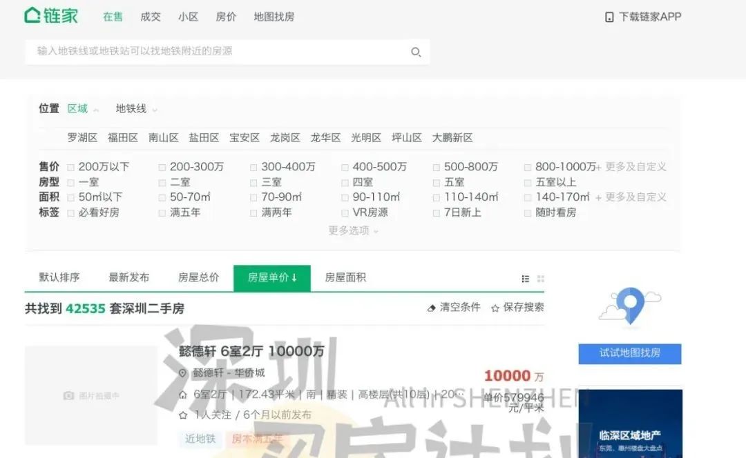 深圳超半数二手房降价出售,深圳房价下架二手房源