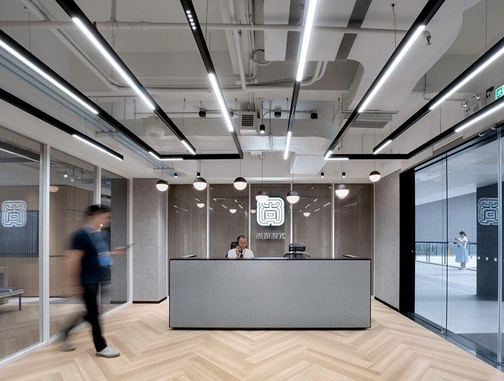 FTA孚提埃建筑设计|蓝色畅想椰岛游戏上海总部设计欣赏