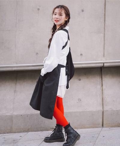 中韩穿搭时装秀,首尔时装周韩国明星