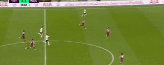 孙兴慜一条龙进球后穆帅反应,孙兴慜2:0曼城