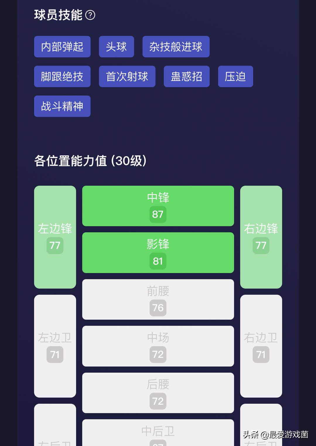 实况足球马竞阵容,实况足球科斯塔库塔技能