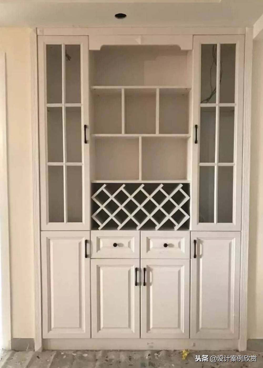 餐厅酒柜效果图大全集,一整面墙酒柜的设计效果图