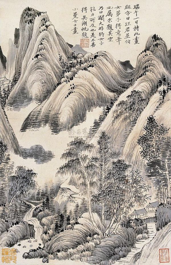 【转载】旷世才女陆小曼绘画作品