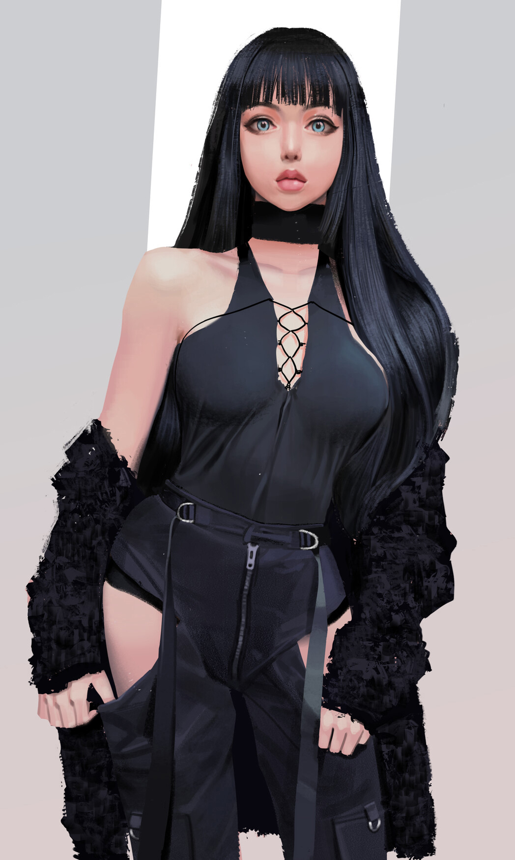 服饰穿搭小插画,30幅插画和你探讨如何时尚穿搭