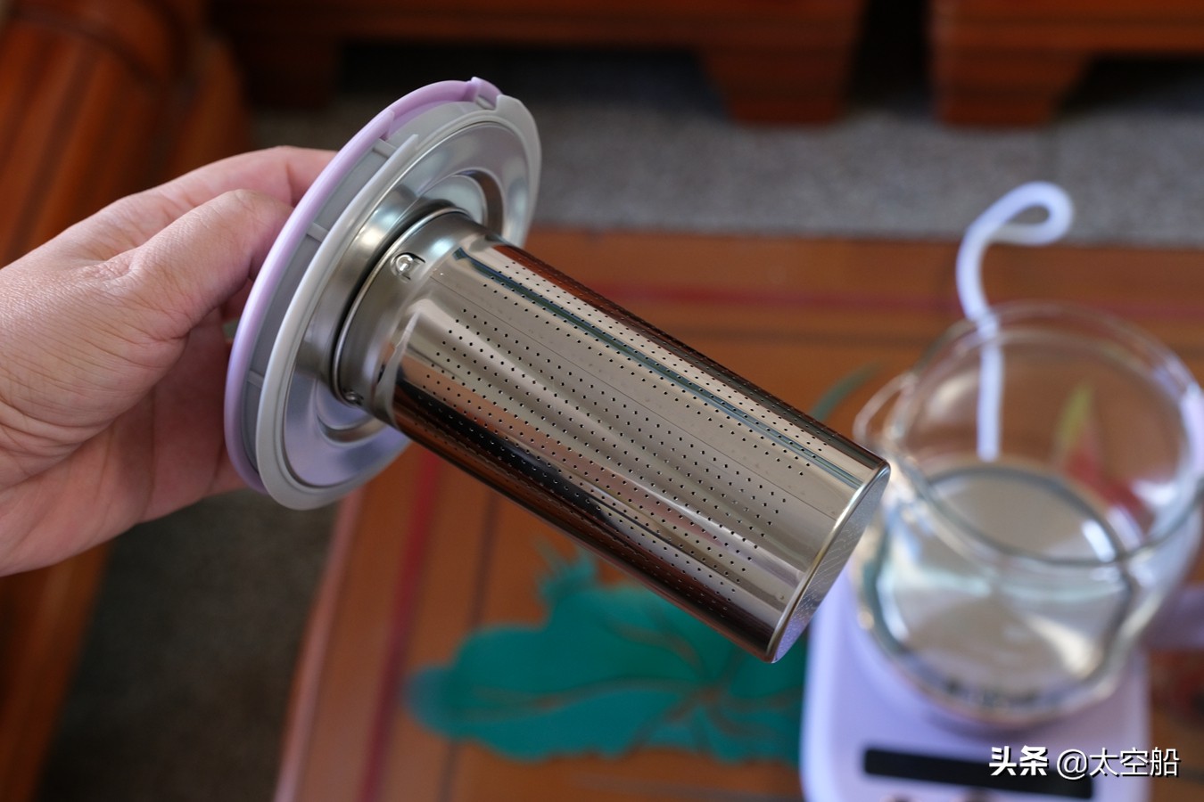 大宇daewoo1.8l多功能恒温养生壶,多功能电煮锅蒸煮煎炒样样精通