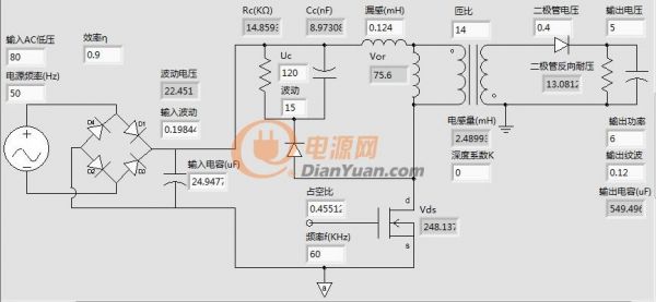 labview做一个反激电源设计软件,labview做电源测试