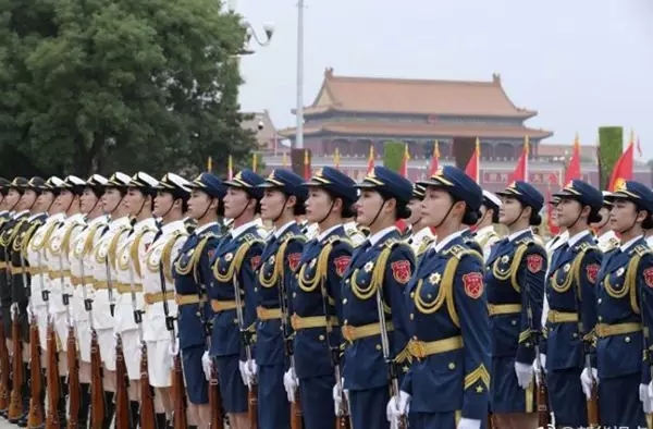 中国军人仪仗队长筒靴,中国仪仗队军服图片大全