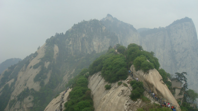 华山北峰到中峰东峰时间,北峰到东峰一定通过中峰吗