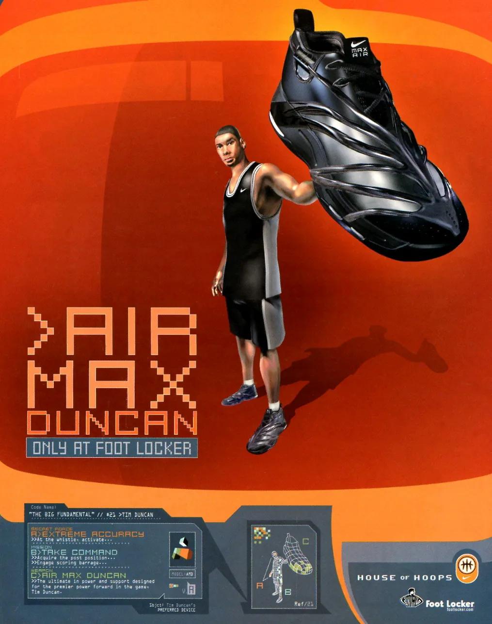 邓肯各代球鞋,未来是你的邓肯现场