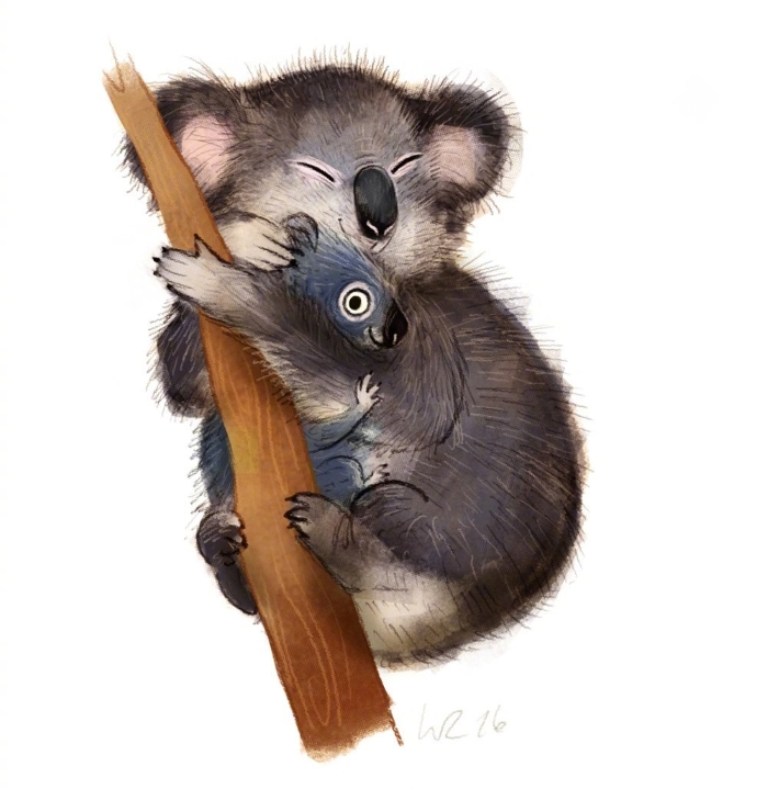 超萌超可爱的彩铅手绘插画，她的作品都很熟悉，可就是看不腻啊