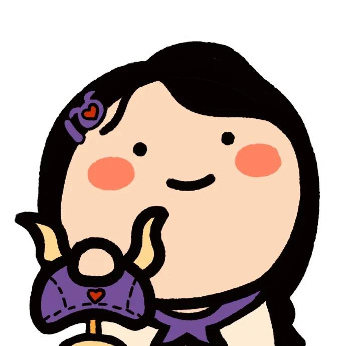 六种脸型头像插画,好看头像线描简单