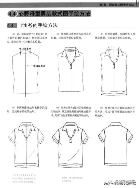 手绘服装款式图线稿书籍,服装款式图手绘专业教程