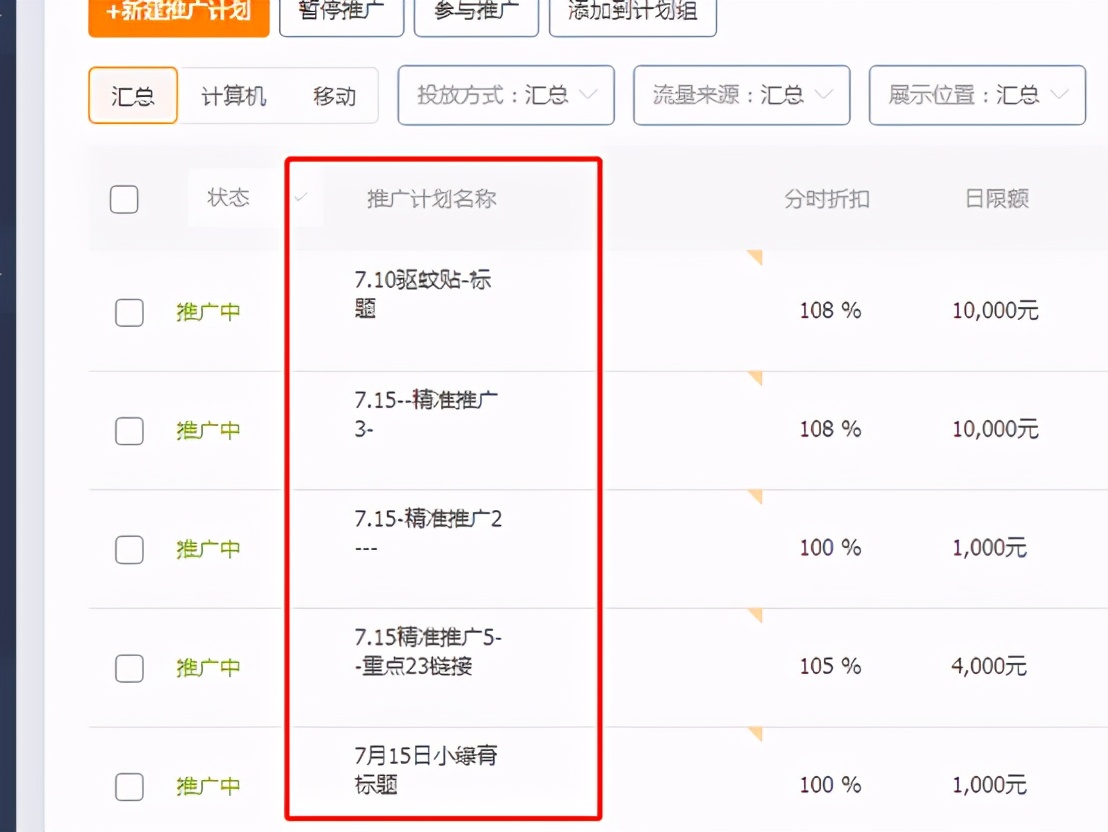 直通车针对不同的宝贝操作方法,几百个宝贝怎么开直通车