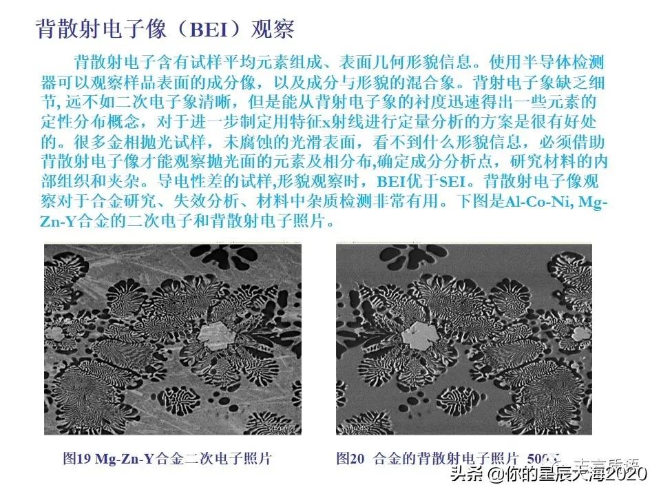 非常详细的扫描电镜（SEM）图像分析，建议收藏