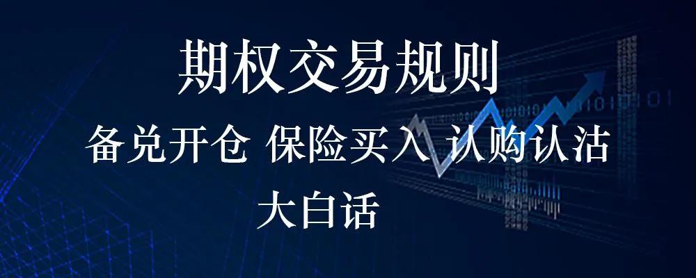 通俗解释期权怎么交易和规则,期货期权交易规则大全视频